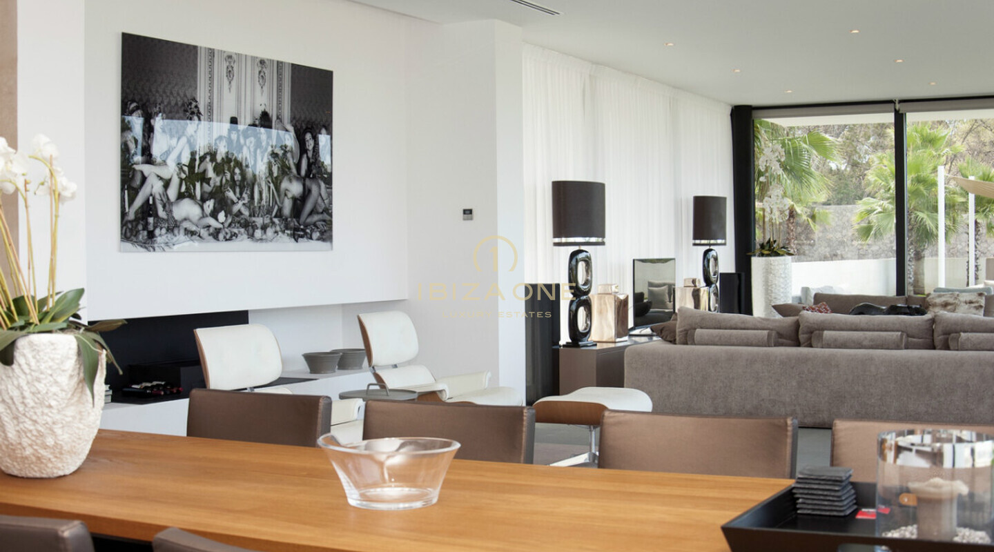 Minimalist luxury villa with sea view for sale, Ibiza - Minimalist luxury villa with sea view for rent, Ibiza
