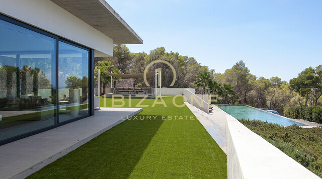 Minimalist luxury villa with sea view for sale, Ibiza - Minimalist luxury villa with sea view for rent, Ibiza
