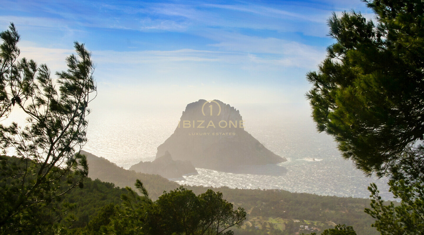 Belle villa de luxe avec vue sur Es Vedra à vendre, Ibiza - Belle villa de luxe avec vue sur Es Vedra à louer, Ibiza