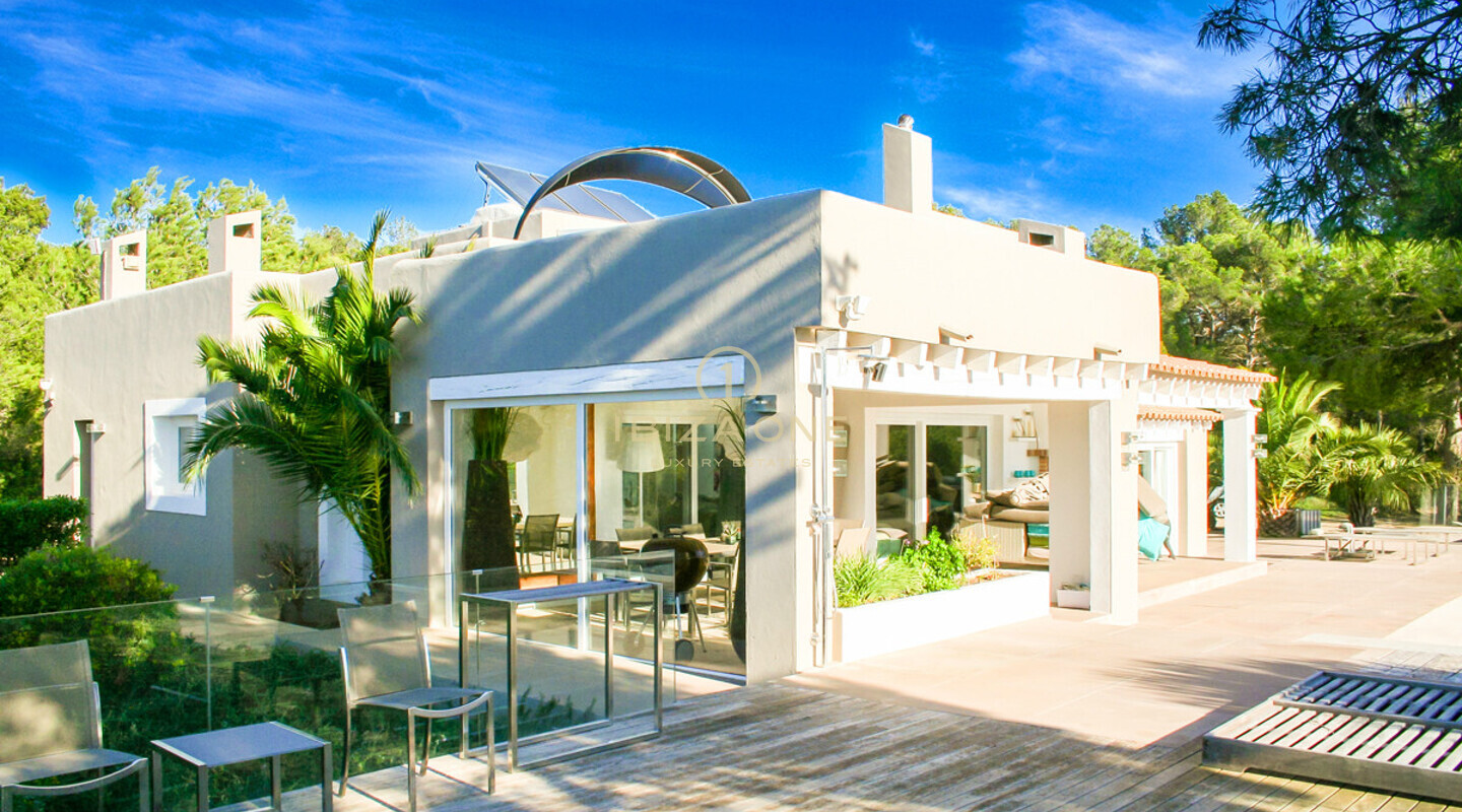 Belle villa de luxe avec vue sur Es Vedra à vendre, Ibiza - Belle villa de luxe avec vue sur Es Vedra à louer, Ibiza