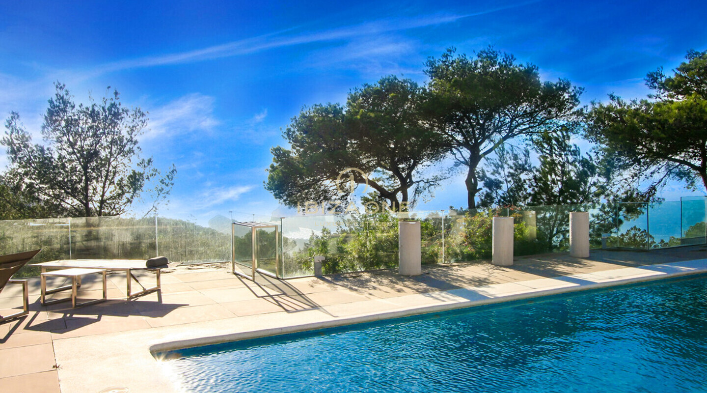 Belle villa de luxe avec vue sur Es Vedra à vendre, Ibiza - Belle villa de luxe avec vue sur Es Vedra à louer, Ibiza