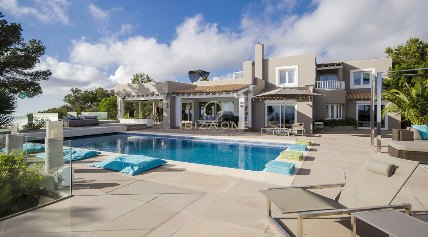 Prachtige luxe villa met uitzicht op Es Vedra te koop, Ibiza - Prachtige luxe villa met uitzicht op Es Vedra te huur, Ibiza