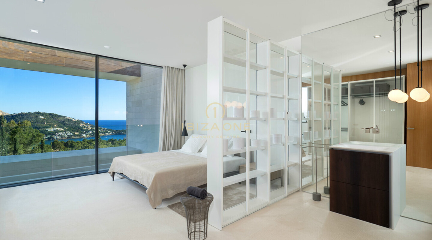 Espectacular villa moderna de lujo con vistas al mar en venta, Ibiza - Espectacular villa moderna de lujo con vistas al mar en alquiler, Ibiza