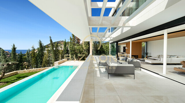 Spectaculaire moderne luxe villa met zeezicht te koop, Ibiza - Spectaculaire moderne luxe villa met zeezicht te huur, Ibiza