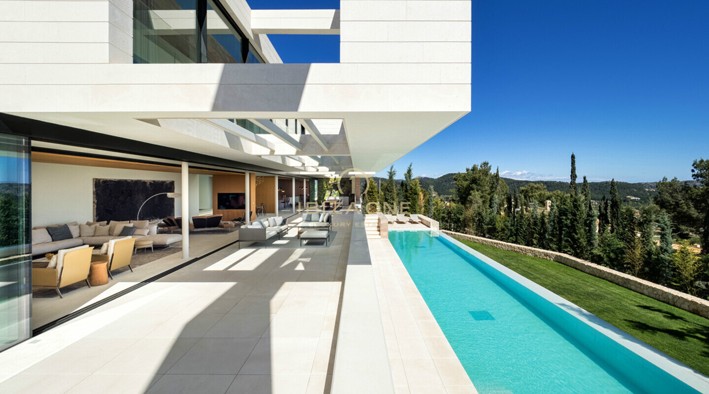 Espectacular villa moderna de lujo con vistas al mar en venta, Ibiza - Espectacular villa moderna de lujo con vistas al mar en alquiler, Ibiza