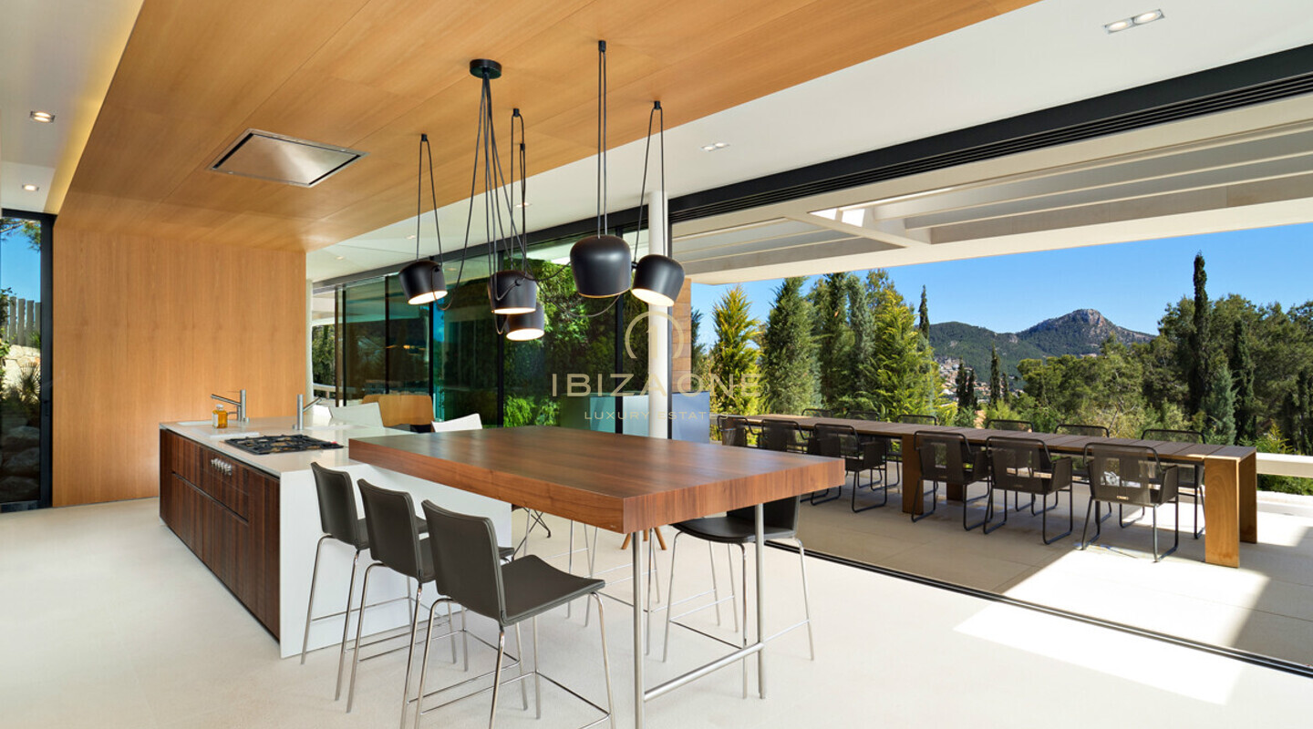 Spektakuläre moderne Luxusvilla mit Meerblick zu verkaufen, Ibiza - Spektakuläre moderne Luxusvilla mit Meerblick zu vermieten, Ibiza