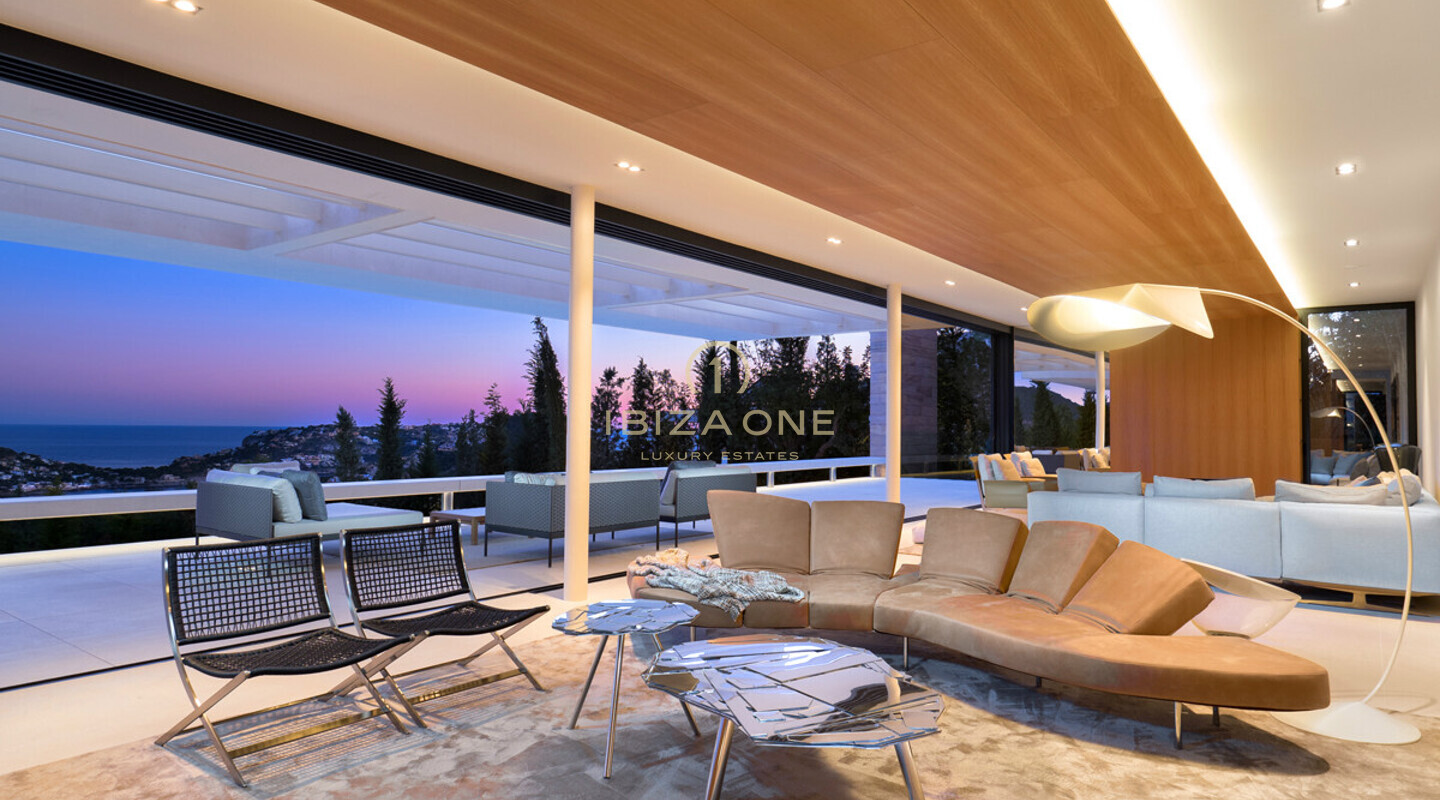 Espectacular villa moderna de lujo con vistas al mar en venta, Ibiza - Espectacular villa moderna de lujo con vistas al mar en alquiler, Ibiza