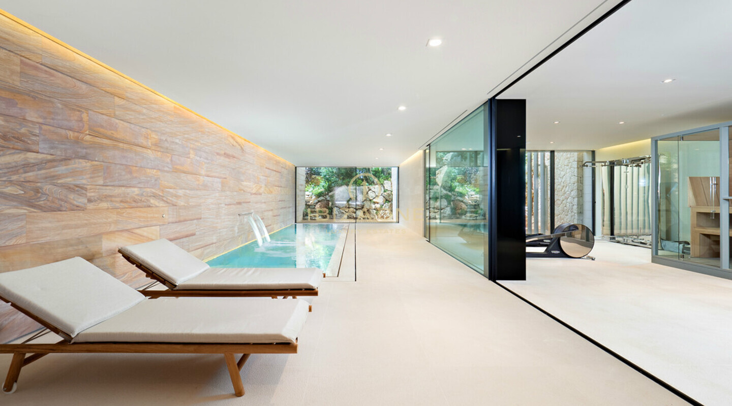 Espectacular villa moderna de lujo con vistas al mar en venta, Ibiza - Espectacular villa moderna de lujo con vistas al mar en alquiler, Ibiza
