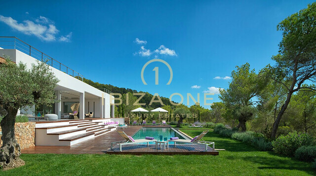 Secluded Luxury Villa with Guest Apartment and Panoramic Views in Sant Joseph for sale, Ibiza - Secluded Luxury Villa with Guest Apartment and Panoramic Views in Sant Joseph for rent, Ibiza