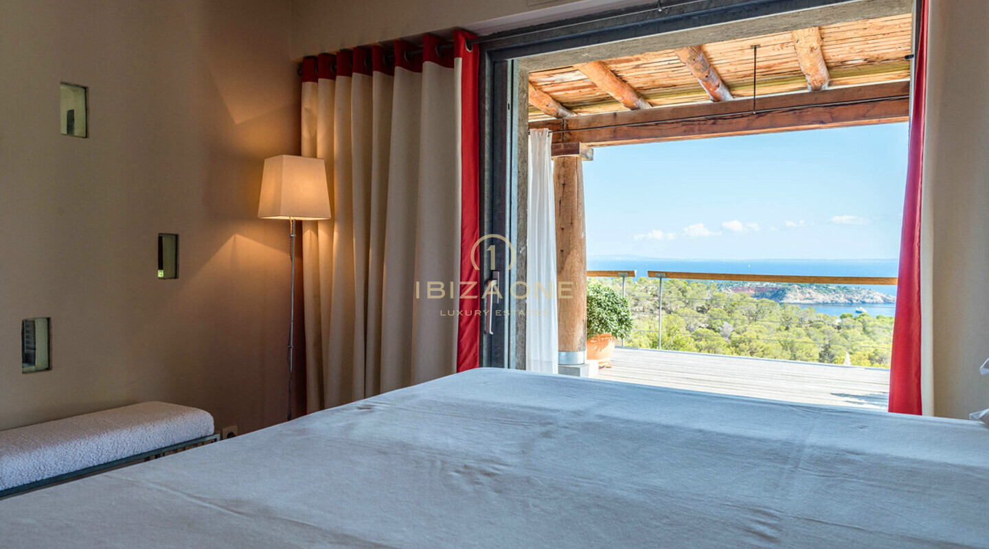 Villa de lujo privada en Ibiza con espectaculares vistas al mar en alquiler, Ibiza