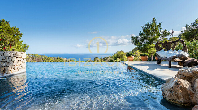 Villa de lujo privada en Ibiza con espectaculares vistas al mar en alquiler, Ibiza