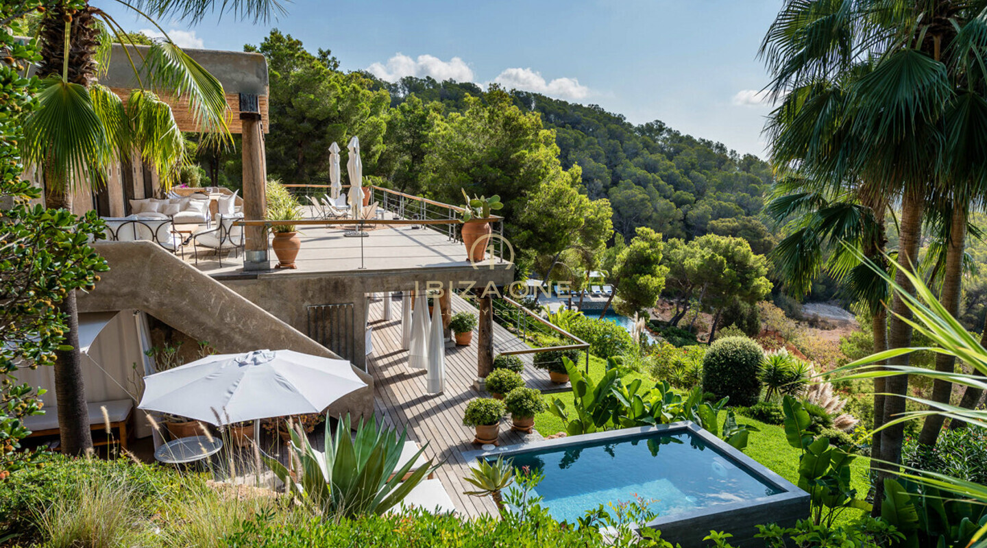 Private luxury villa in Ibiza with a spectacular sea view for rent, Ibiza