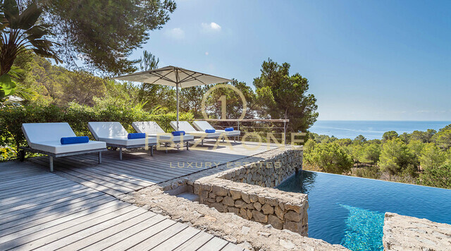 Villa privata di lusso a Ibiza con spettacolare vista sul mare in affitto, Ibiza