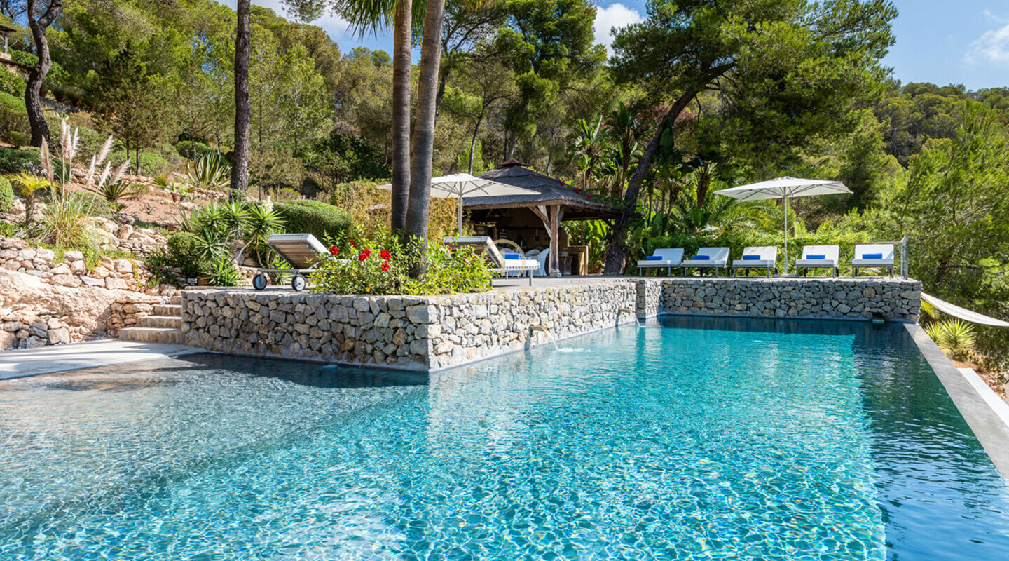 Villa de luxe privée à Ibiza avec une vue spectaculaire sur la mer à louer, Ibiza