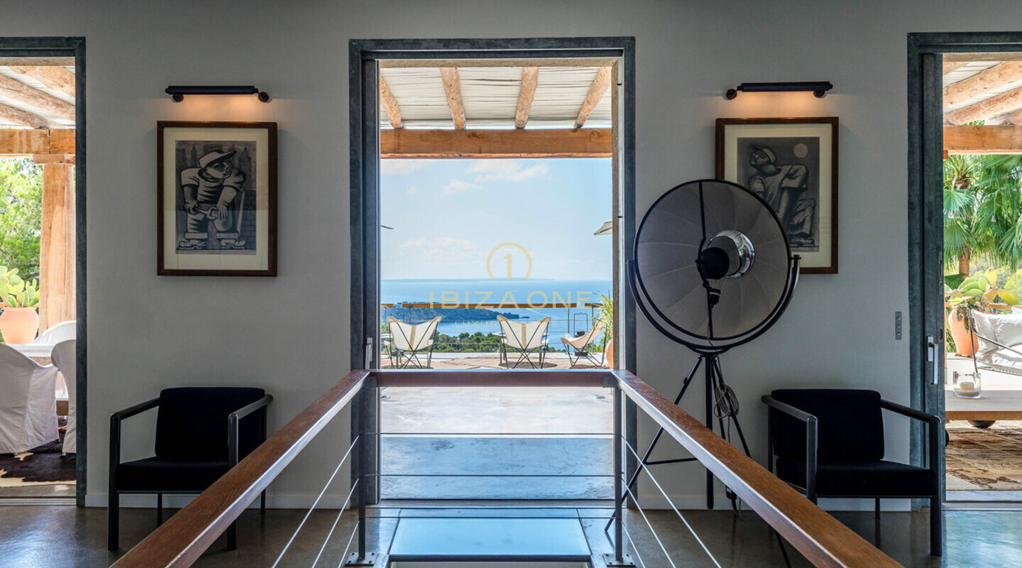 Villa de lujo privada en Ibiza con espectaculares vistas al mar en alquiler, Ibiza