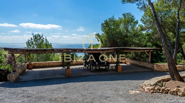 Privé luxe villa op Ibiza met spectaculair uitzicht op zee te huur, Ibiza