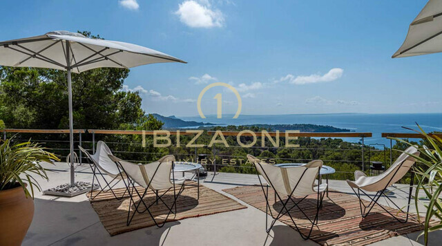 Private luxury villa in Ibiza with a spectacular sea view for rent, Ibiza