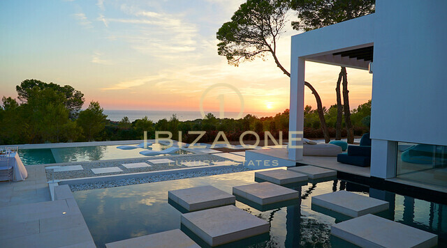Moderne Luxus-Sunset-Villa zu vermieten, Ibiza