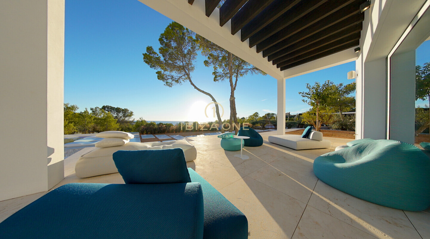 Moderne luxe zonsondergangvilla te huur, Ibiza