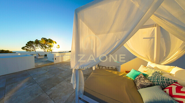 Moderne luxe zonsondergangvilla te huur, Ibiza