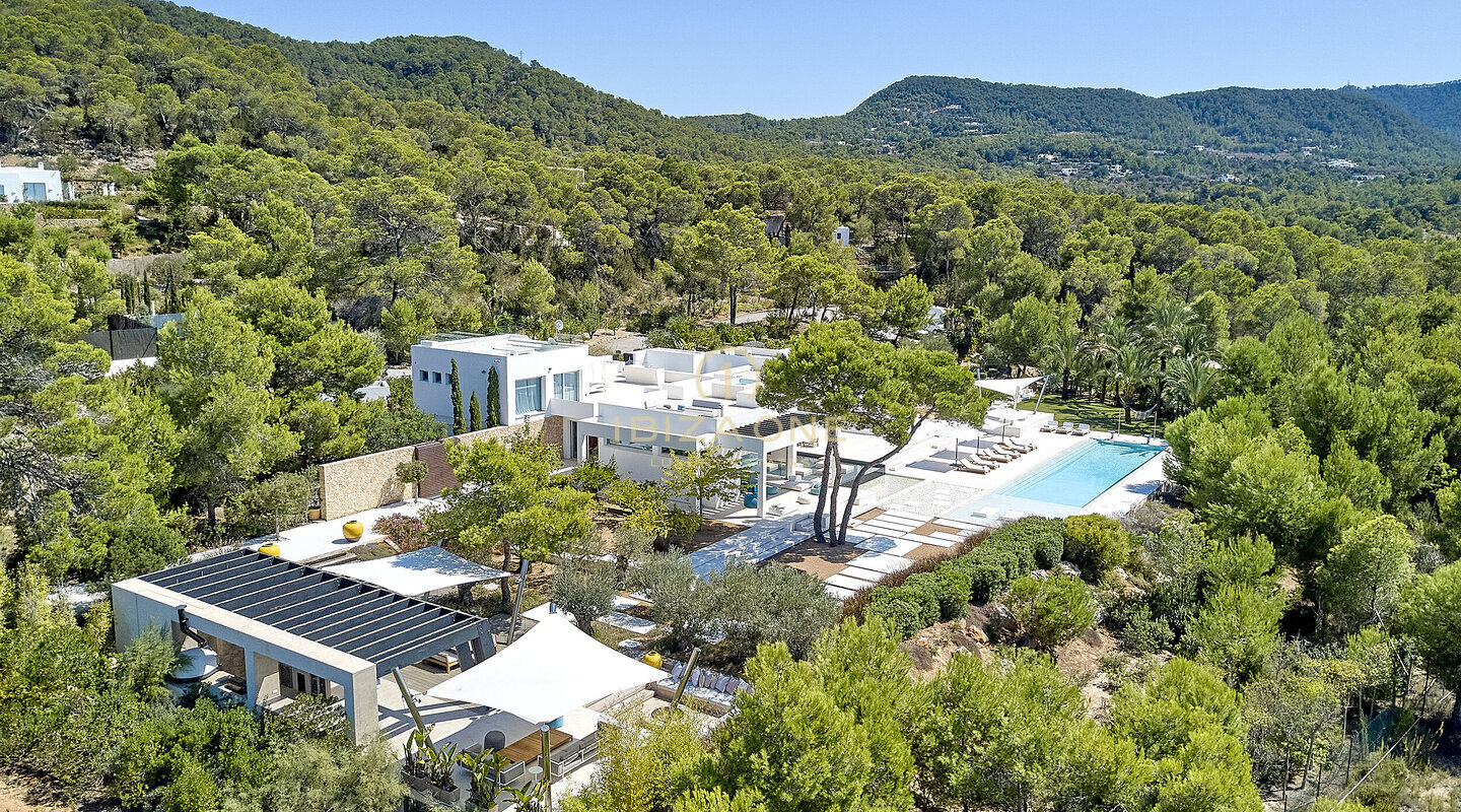 Moderne luxe zonsondergangvilla te huur, Ibiza