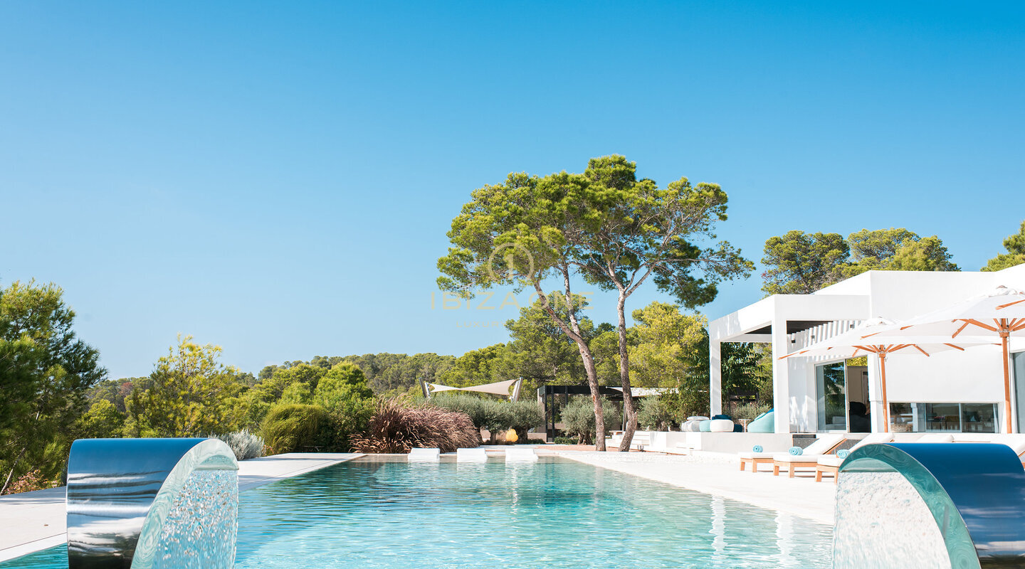 Villa de luxe moderne au coucher du soleil à louer, Ibiza