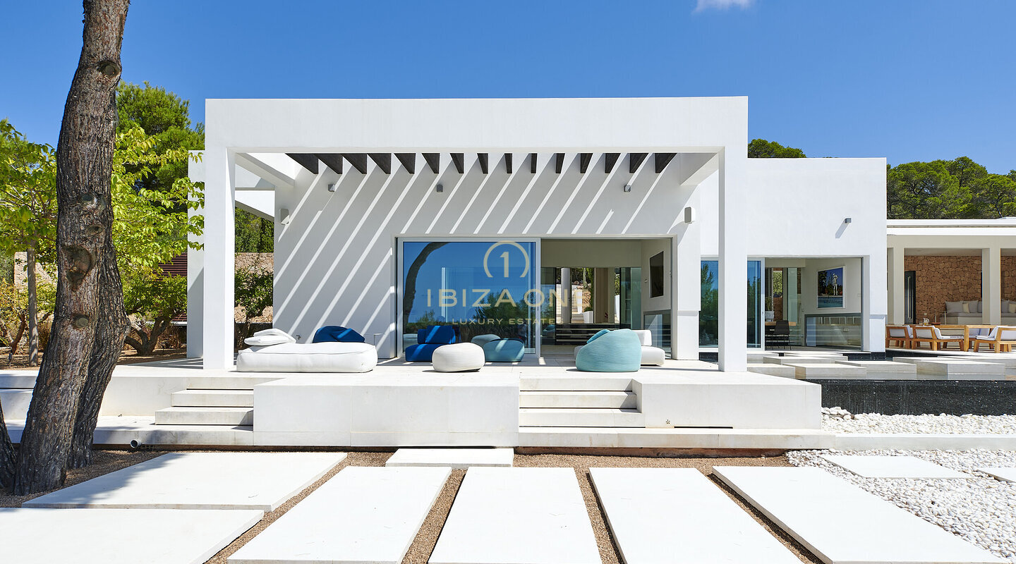 Moderna villa di lusso al tramonto in affitto, Ibiza