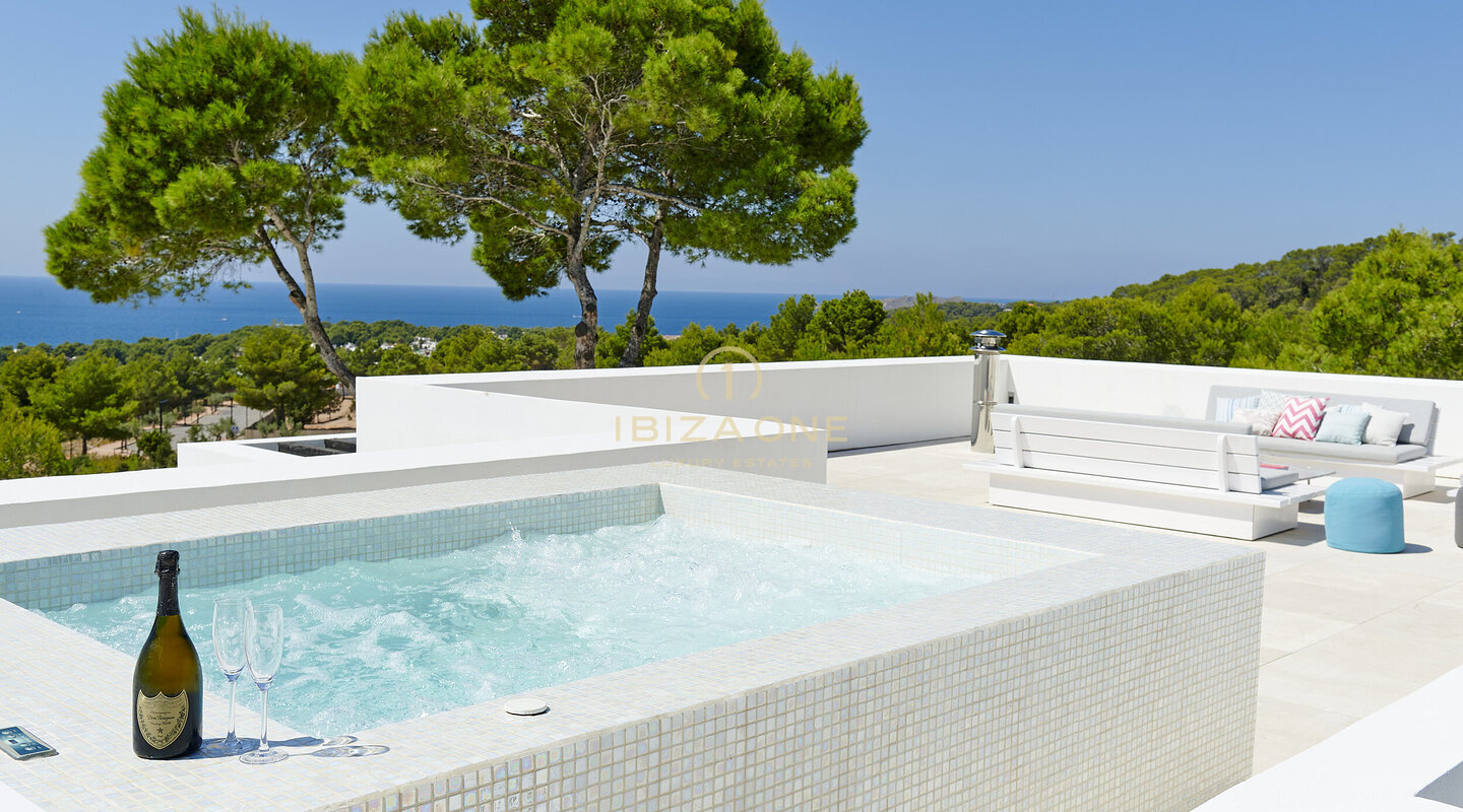 Moderne Luxus-Sunset-Villa zu vermieten, Ibiza