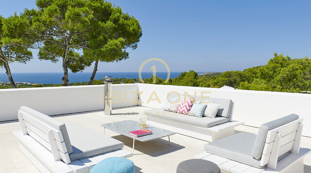 Moderna villa di lusso al tramonto in affitto, Ibiza