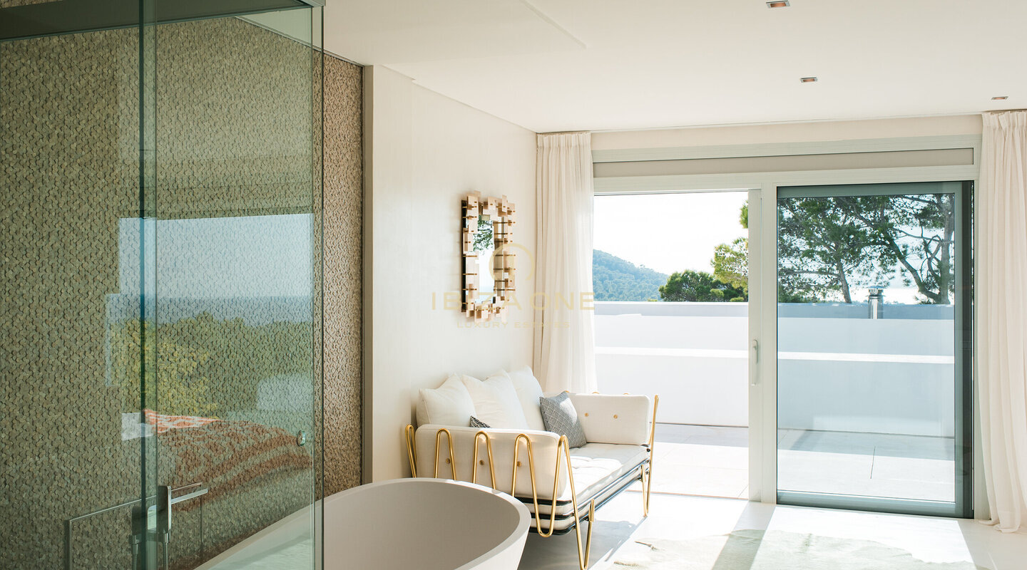 Villa de luxe moderne au coucher du soleil à louer, Ibiza