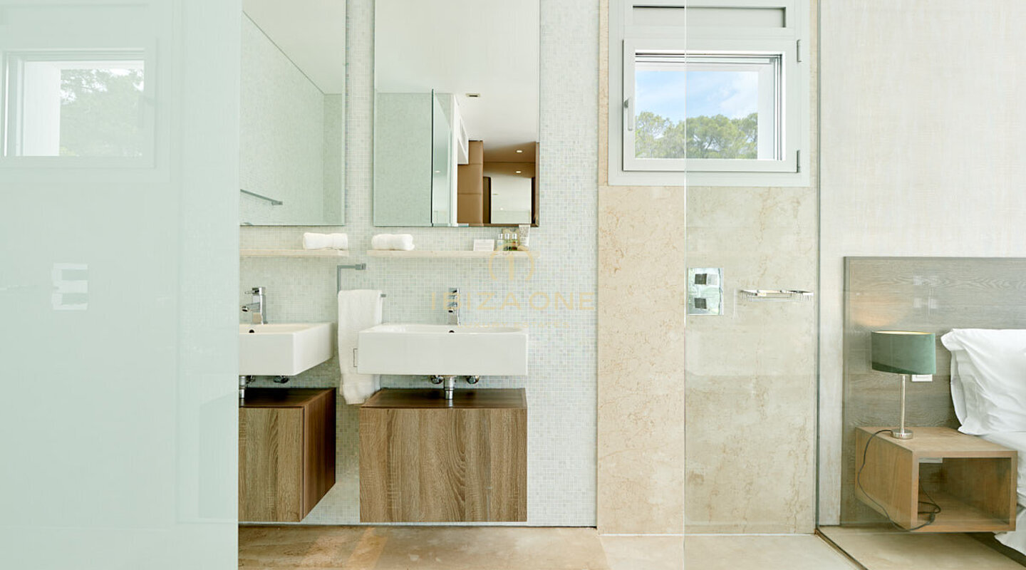 Moderne luxe zonsondergangvilla te huur, Ibiza