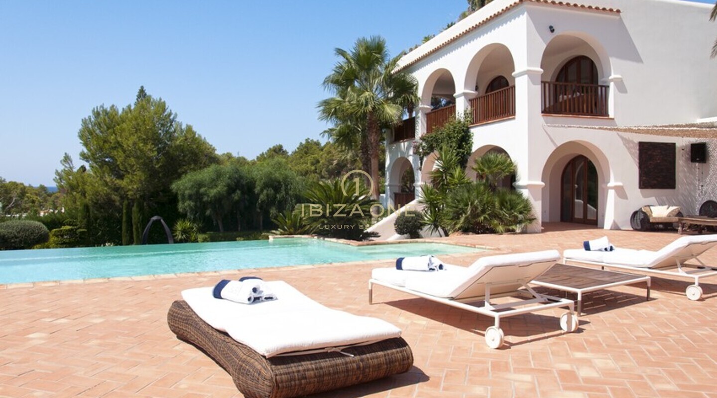 Wonderful frontline villa with sea and beach access for sale, Ibiza - Wonderful frontline villa with sea and beach access for rent, Ibiza
