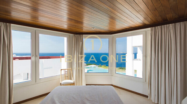 Modern luxury property in first sea line with sea access for sale, Ibiza - exclusive waterhouse for sale, Ibiza