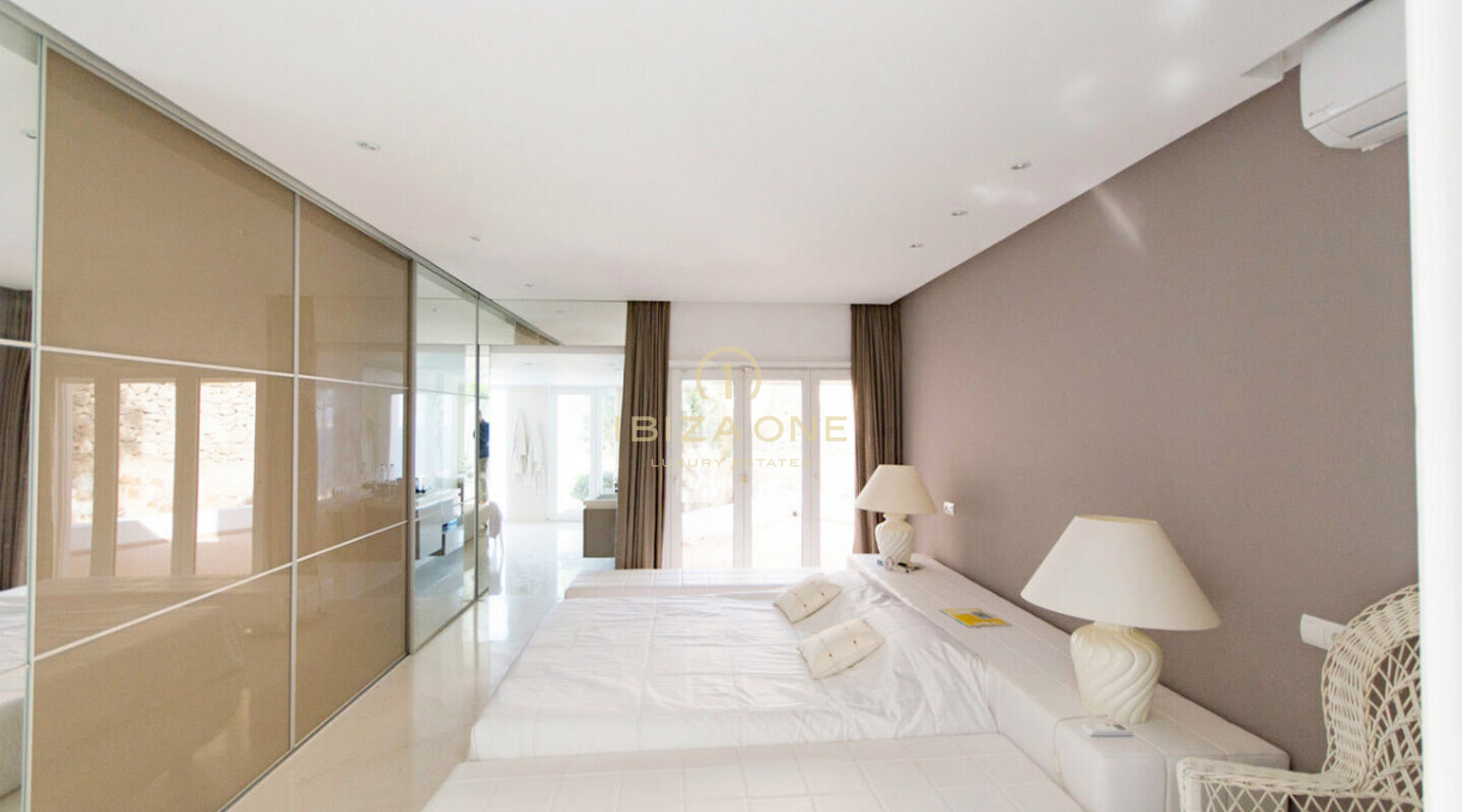Modern luxury property in first sea line with sea access for sale, Ibiza - exclusive waterhouse for sale, Ibiza