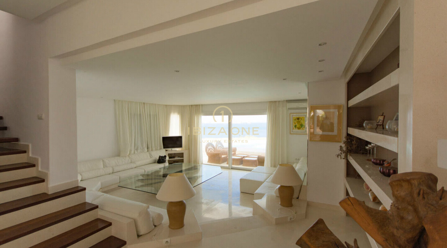Modern luxury property in first sea line with sea access for sale, Ibiza - exclusive waterhouse for sale, Ibiza