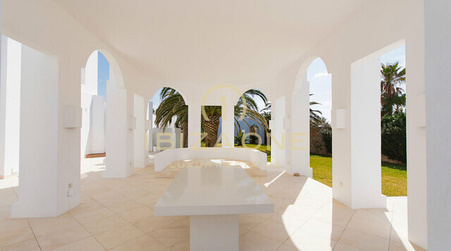 Modern luxury property in first sea line with sea access for sale, Ibiza - exclusive waterhouse for sale, Ibiza