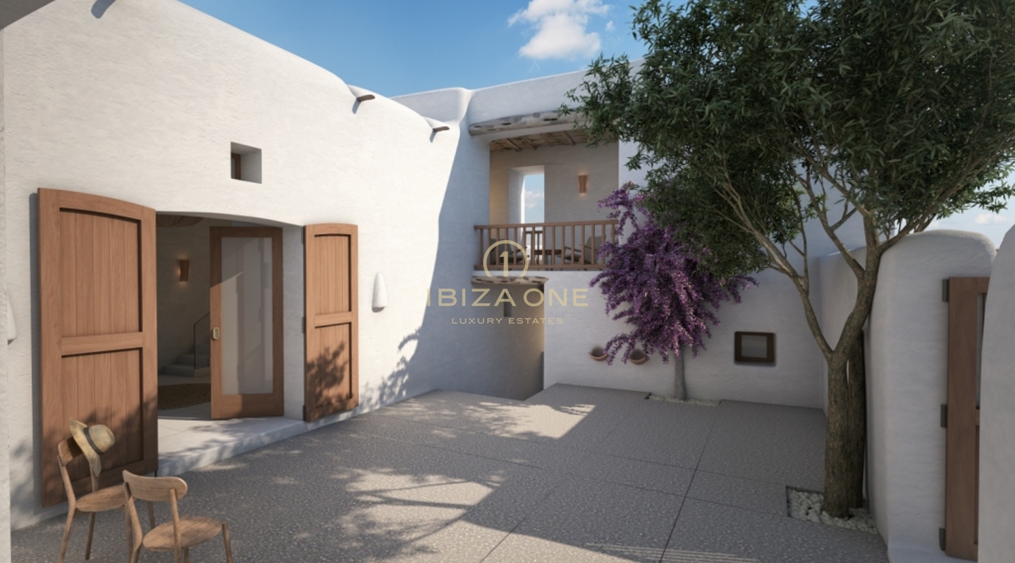 Ampio terreno con antica finca di Ibiza e vista mare in vendita, Ibiza - Ampio terreno con antica finca di Ibiza e vista mare in affitto, Ibiza