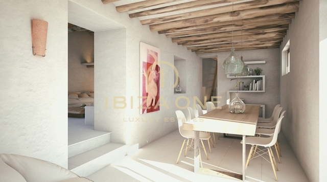 Großzügiges Grundstück mit alter Ibiza-Finca und Meerblick zu verkaufen, Ibiza - Großzügiges Grundstück mit alter Ibiza-Finca und Meerblick zu vermieten, Ibiza