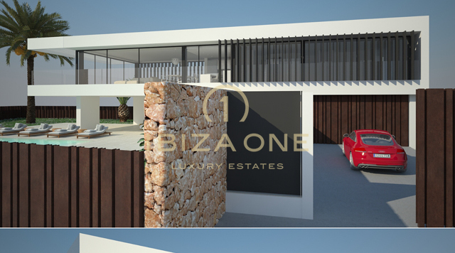 Modern luxury villa with sea views for sale, Ibiza - Modern luxury villa with sea views for rent, Ibiza