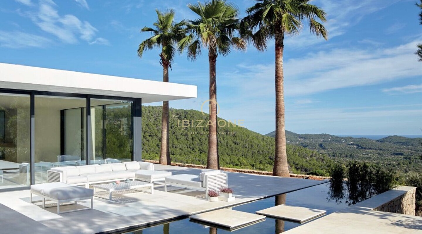 Luxury and Newly built modern villa with beautiful land and sea view for sale, Ibiza - Luxury and Newly built modern villa with beautiful land and sea view for rent, Ibiza