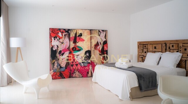 Luxuriöse und neu gebaute moderne Villa mit wunderschönem Land- und Meerblick zu verkaufen, Ibiza - Luxuriöse und neu gebaute moderne Villa mit wunderschönem Land- und Meerblick zu vermieten, Ibiza