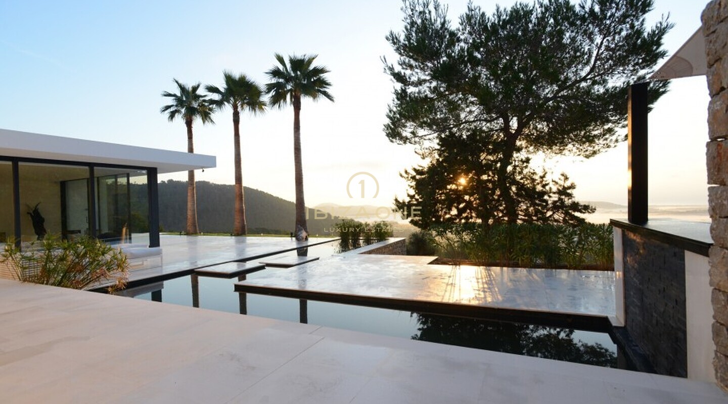 Luxury and Newly built modern villa with beautiful land and sea view for sale, Ibiza - Luxury and Newly built modern villa with beautiful land and sea view for rent, Ibiza