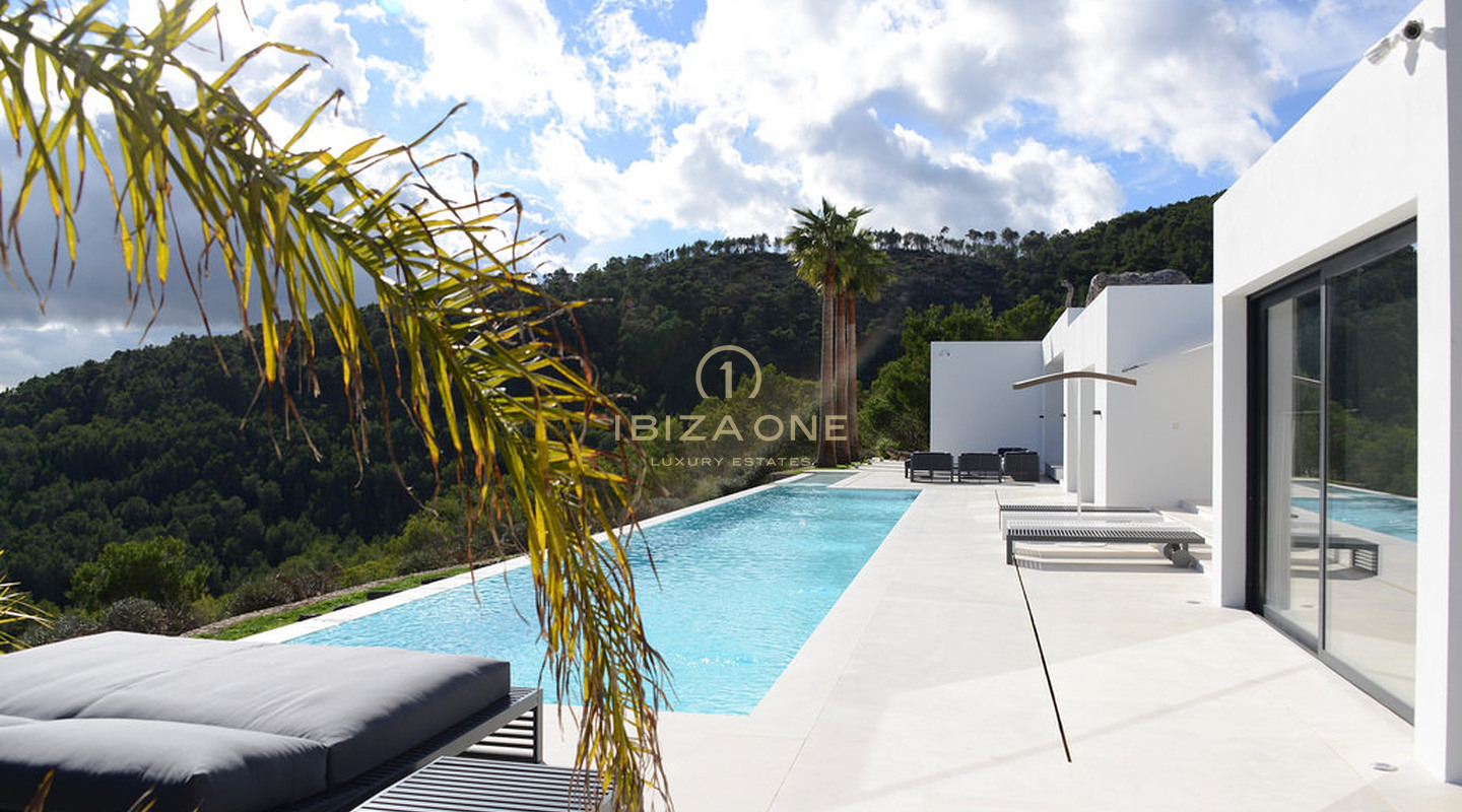 Luxury and Newly built modern villa with beautiful land and sea view for sale, Ibiza - Luxury and Newly built modern villa with beautiful land and sea view for rent, Ibiza