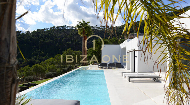 Luxury and Newly built modern villa with beautiful land and sea view for sale, Ibiza - Luxury and Newly built modern villa with beautiful land and sea view for rent, Ibiza