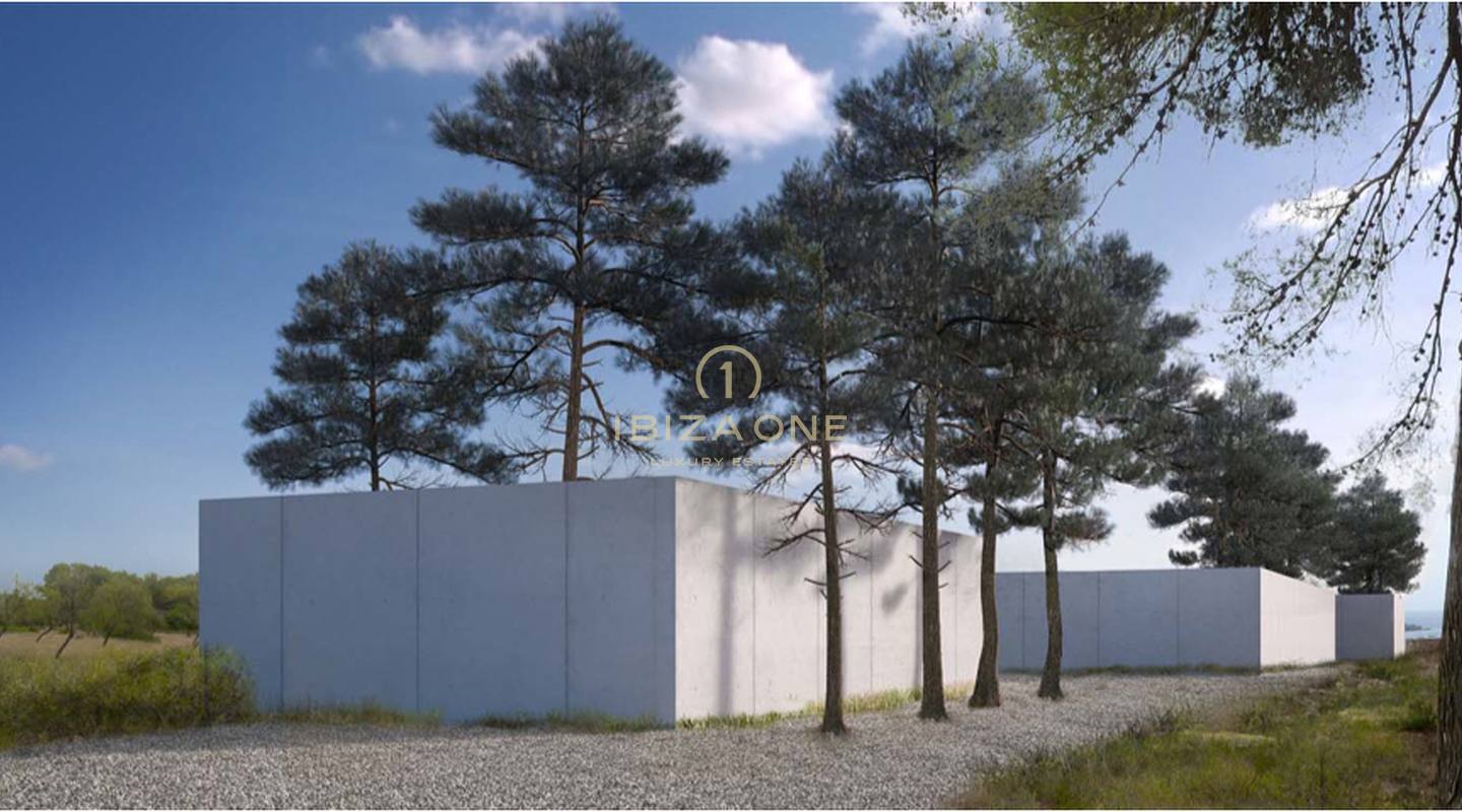 Modernes Neubauprojekt mit Meerblick zu verkaufen, Ibiza - Modernes Neubauprojekt mit Meerblick zu vermieten, Ibiza