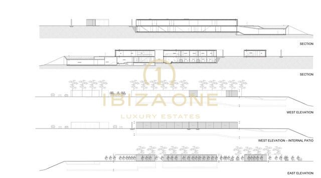 Modernes Neubauprojekt mit Meerblick zu verkaufen, Ibiza - Modernes Neubauprojekt mit Meerblick zu vermieten, Ibiza
