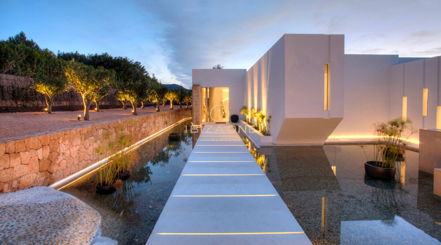 Preciosa villa moderna de lujo con puesta de sol en venta, Ibiza - Preciosa villa moderna de lujo con puesta de sol en alquiler, Ibiza