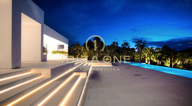 Preciosa villa moderna de lujo con puesta de sol en venta, Ibiza - Preciosa villa moderna de lujo con puesta de sol en alquiler, Ibiza
