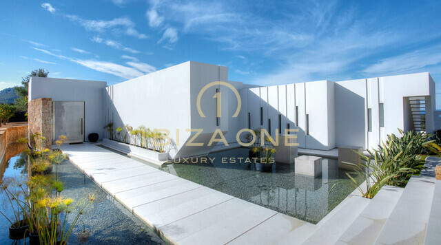 Preciosa villa moderna de lujo con puesta de sol en venta, Ibiza - Preciosa villa moderna de lujo con puesta de sol en alquiler, Ibiza