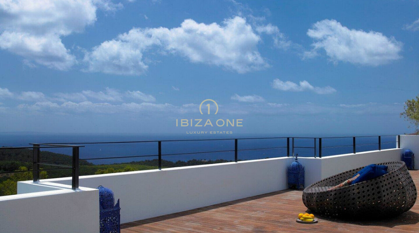 Moderne luxe villa met 5 slaapkamers en fantastisch uitzicht op zee te huur, Ibiza - Moderne luxe villa met 5 slaapkamers en fantastisch uitzicht op zee te koop, Ibiza